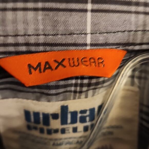 Urban Pipeline Plaid Shirt, Boys Small - Picture 6 of 7